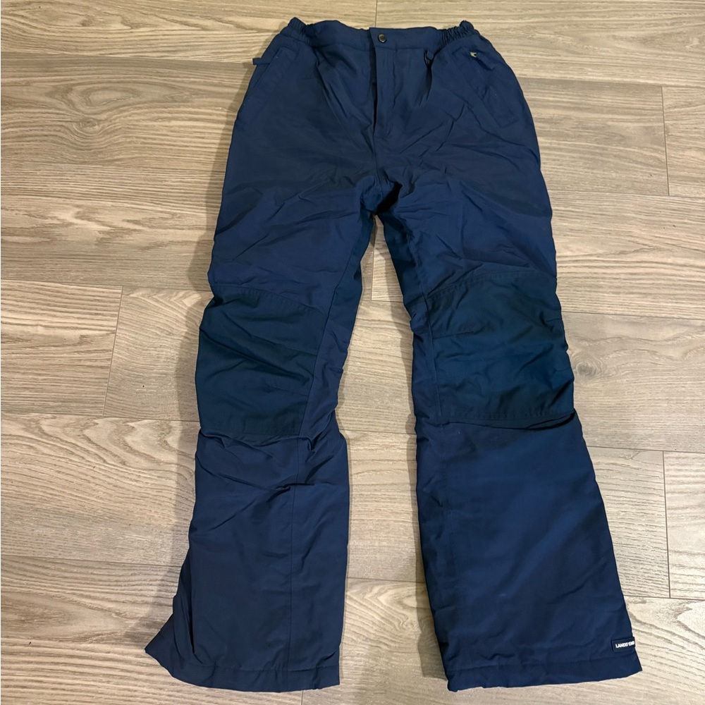 Lands’ End Boys Navy Blue Ski Pants Size 14